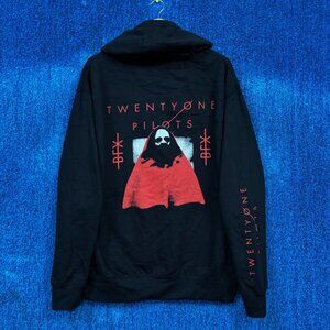 Twenty One Pilots Blurryface Album Synth Rock Duo Hoodie L